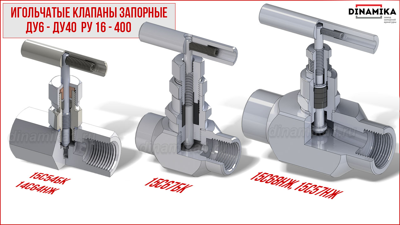 Игольчатый клапан под приварку